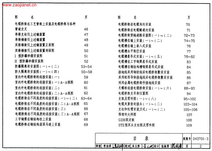 【04D701-3電纜橋架安裝圖集】免費(fèi)下載